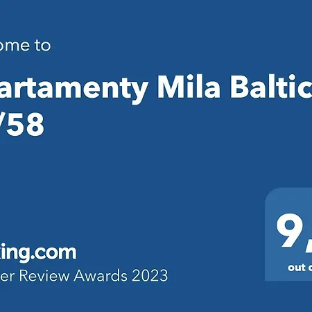 Apartamenty Mila Baltica 57/58 Gdansk Exterior photo
